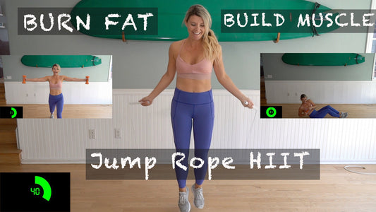BURN FAT Jump ROPE HIIT fullbody workout 30 minutes for fat loss