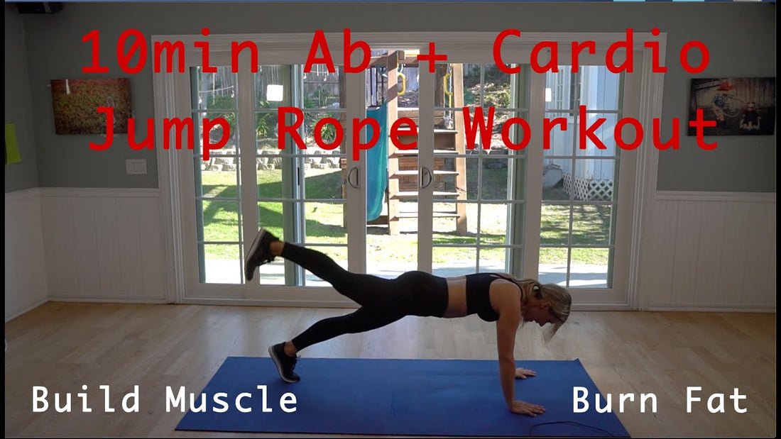 How to get abs in 10 minutes with jump rope HIIT workout