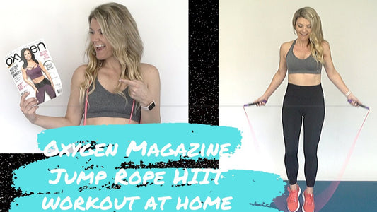 Oxygen Magazine Jump Rope HIIT workout at home