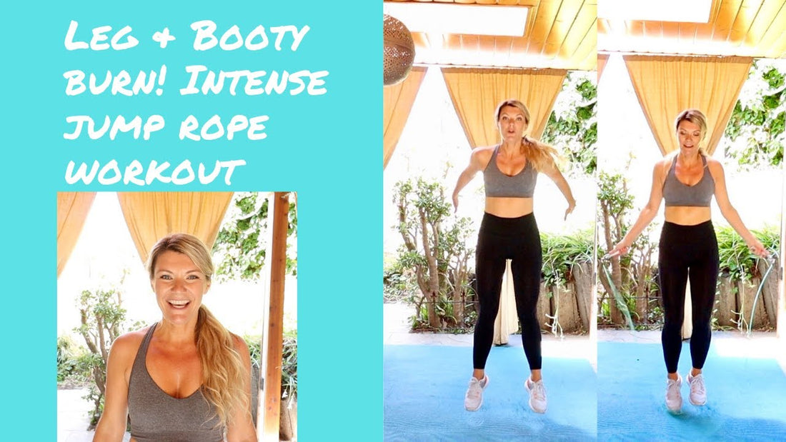 Tone your LEGS jump rope workout intense