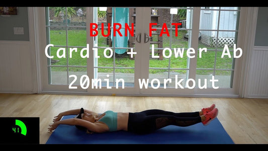 Fat burner lower ab + cardio jump rope home workout