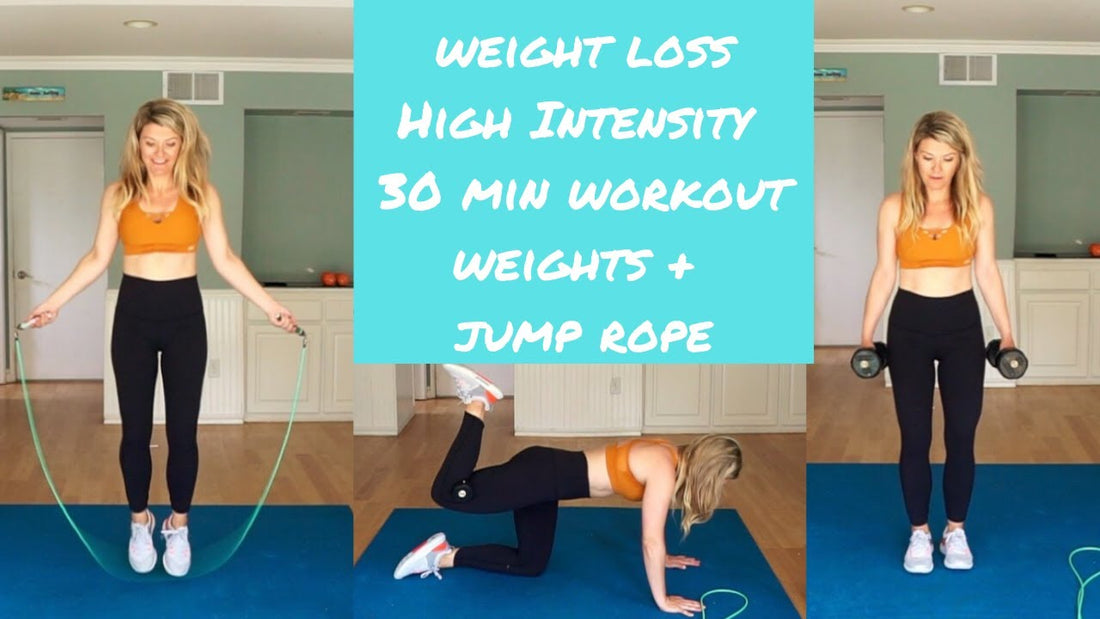 High intensity Jump Rope Workout to burn FAT at home
