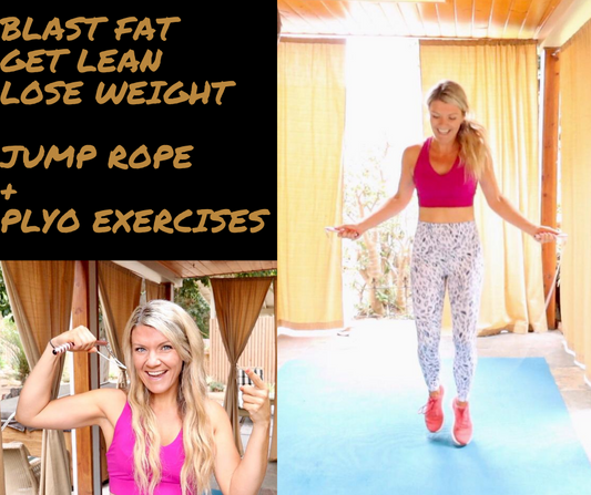 Jump rope workout to blast fat, get fit and lose weight.