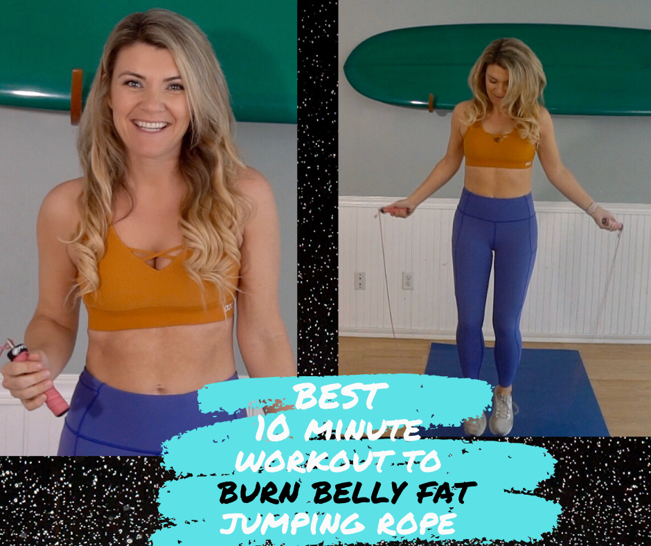 10 minute home workout to lose belly fat jumping rope