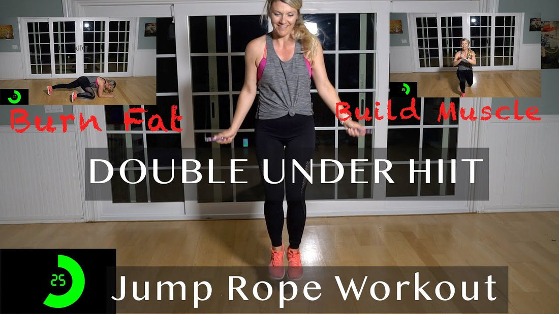 15 min Double Under HIIT intense Jump Rope Workout
