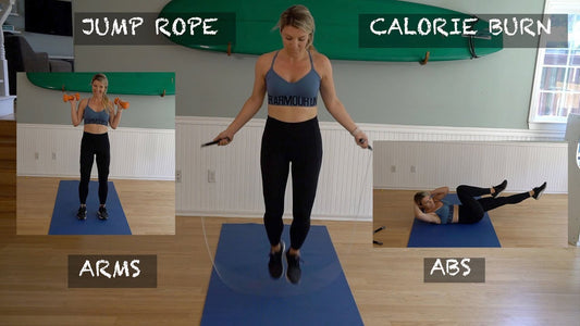 30 minute Fat burning Jump Rope HIIT workout with Dumbbells