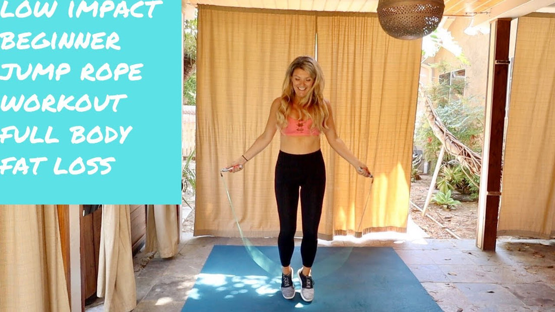 BEST low impact full body jump rope workout for beginners