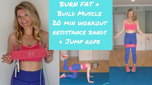 Burn Fat at Home with Resistance Bands and Jump Rope