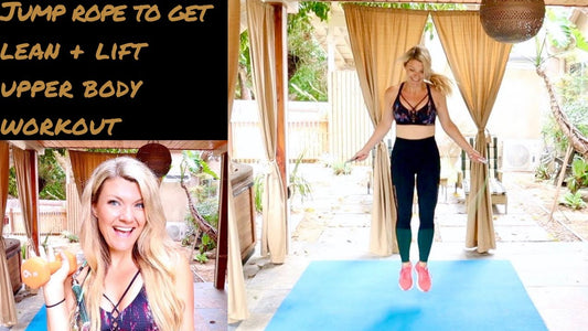 Jump rope to get LEAN workout for women