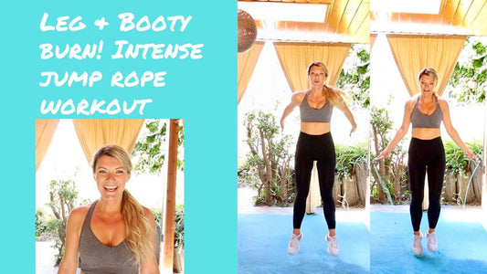 Tone your LEGS jump rope workout intense