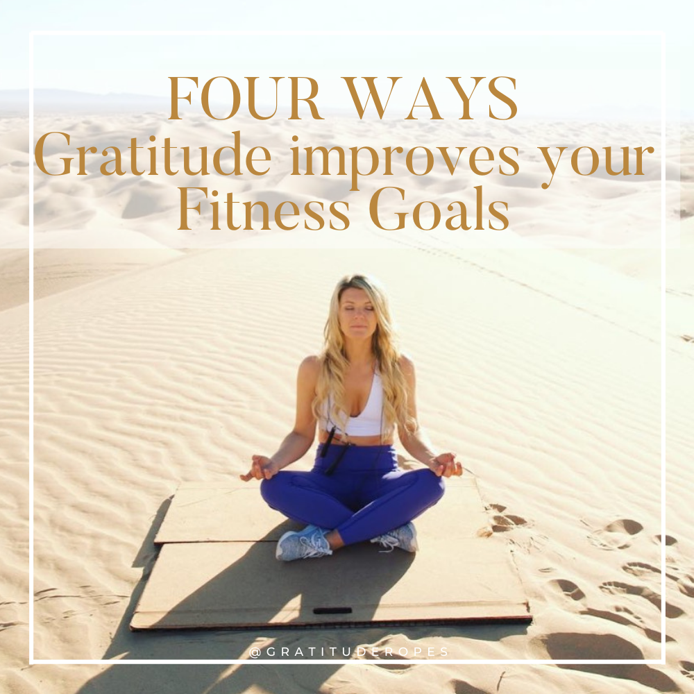 Gratitude and jumping rope. How gratitude can improve your fitness goals. 