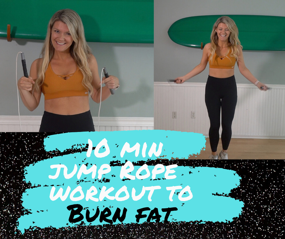 Easy 10 minute workout to lose weight jumping rope