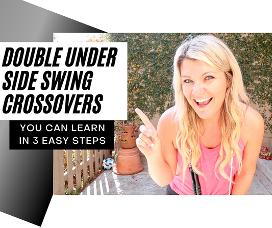 Learn easy steps to master double under side swing crossovers jumping rope