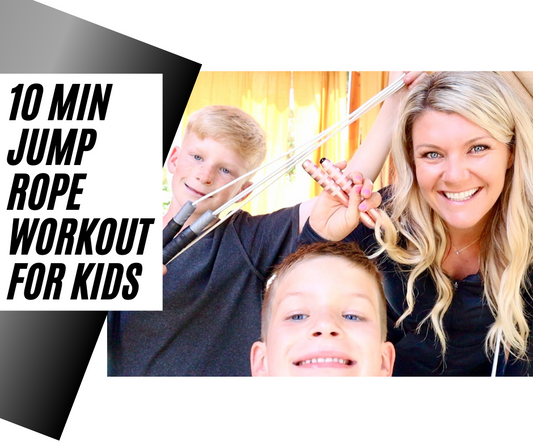 Workout for Kids Jumping Rope 10 minutes